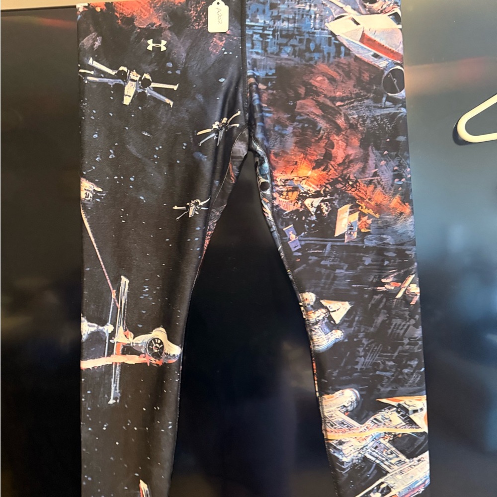 Under Armour Star Wars Leggings - Black and Red